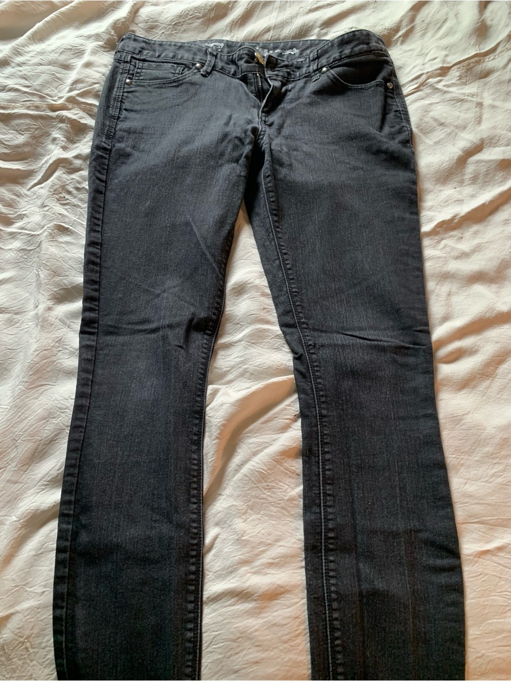 Express Black Skinny Jeans - Stretch Denim